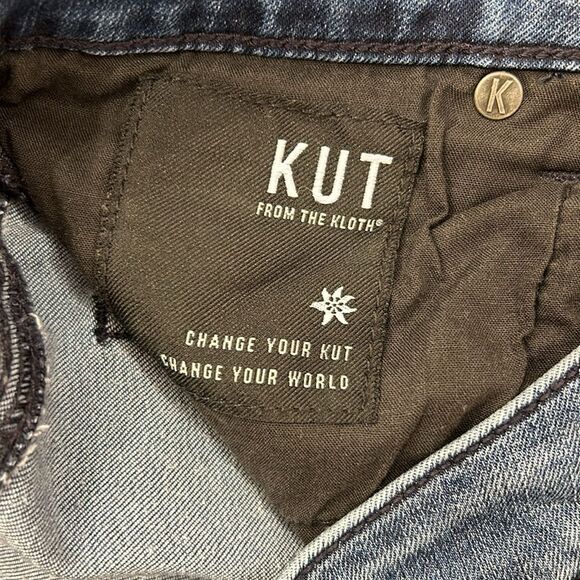 Kut from the Kloth Toothpick Skinny Jeans Distressed - Picture 3 of 7
